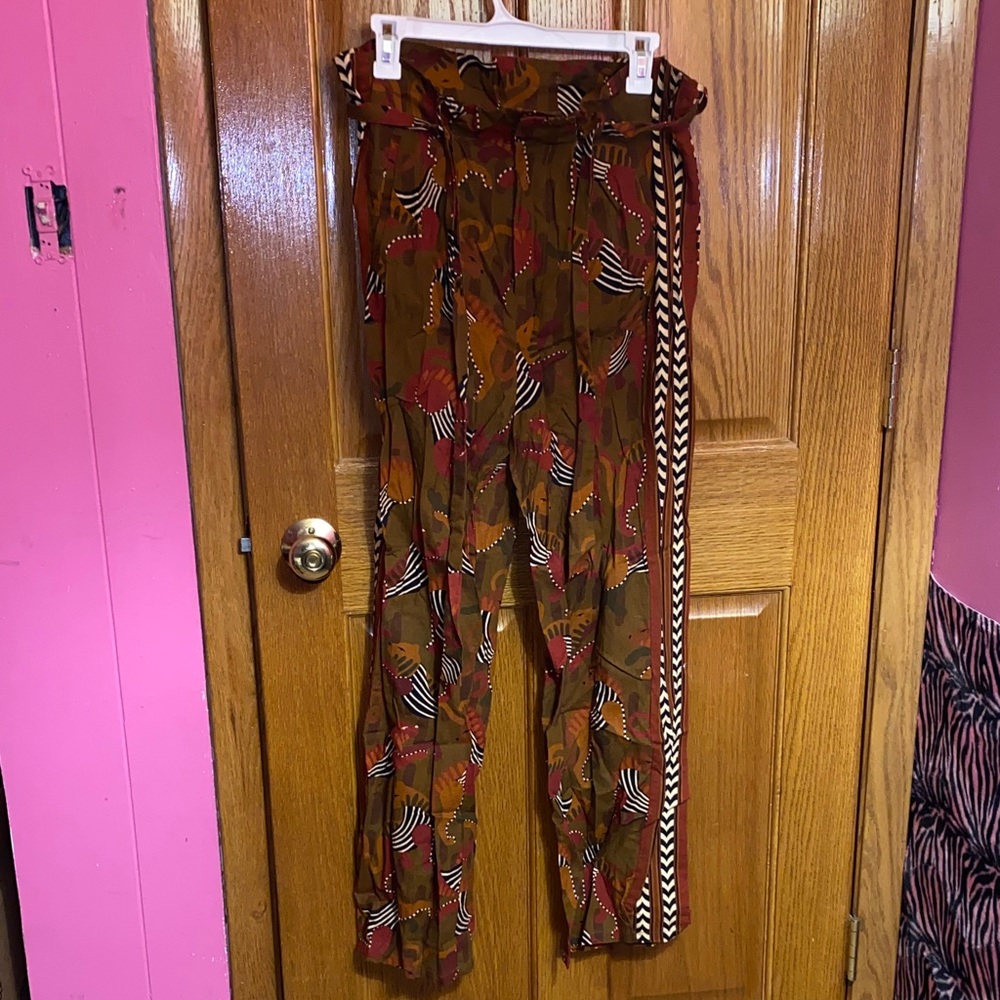 Farm Rio Printed Wide-Leg Pants